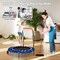 Kids Mini Trampoline with Music Lights Bluetooth Speaker Indoor Toddler Jumping Trampoline